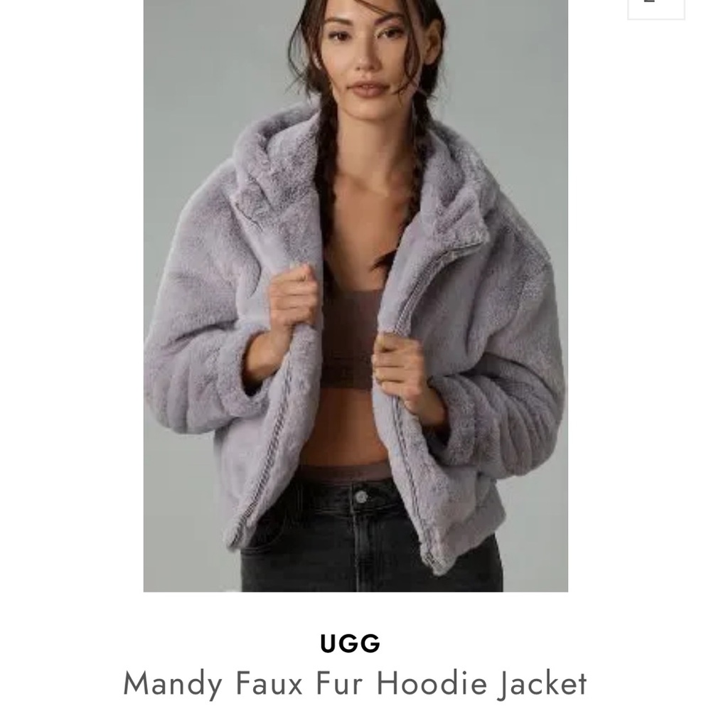 🌺UGG  Mandy Faux fur hoodyJacket